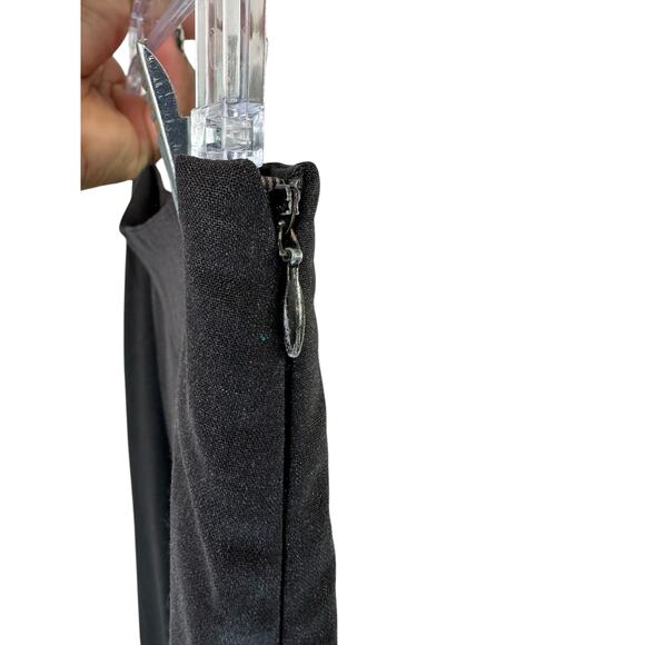 Brunello Cucinelli Gray Work Wool Blend Straight Leg Dress Trouser Pant Size 4 - Picture 8 of 13